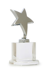 Wall Mural - star award isolated on the white background