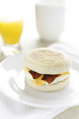 Wall Mural - breakfast sandwich vertical