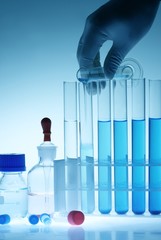 Wall Mural - scientific (or medical) experiment