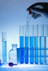 Wall Mural - scientific (or medical) experiment