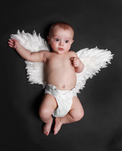 Cute Angel Baby Boy