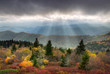 Blue Ridge Parkway Scenic Autumn Landscape