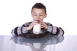© Mehmet Dilsiz - Cute Boy Drinking Milk
