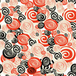 Colorful seamless pattern with circle