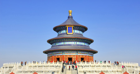 Beijing the ancient temple of Heaven.