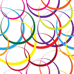 Fototapete - Seamless circle.