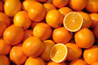 Leinwandbild Motiv Basket of oranges