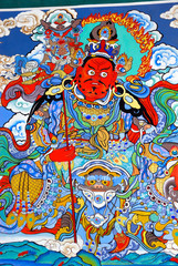  China Beijing Beihai imperial park Puan temple guardian
