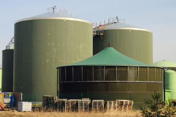 Wall Mural - Biogasanlage - biogas plant 63