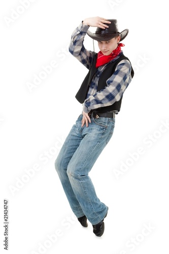 Dancing Cowboy Stock Photo Adobe Stock