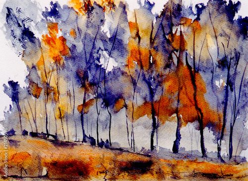 Obraz w ramie Watercolor