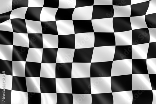 Dekoracja na wymiar  czarno-biala-flaga-w-szachownice-wzor-1