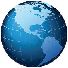 Wall Mural - World Globe - Illustration World Globe - Vector