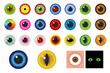 Multicolored Eyes - Design elements