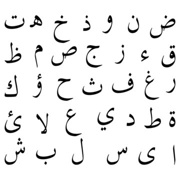 Arabic alphabet