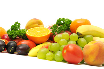  fresh fruits and vegetables