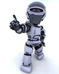 Sticker - cute robot cyborg