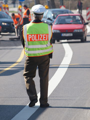 Fototapete - Polizist