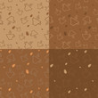 coffee beans and a cup seamless texture