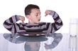 © Mehmet Dilsiz - Little Boy Showing His Muscles