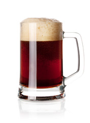 Canvas Print - Dark beer in glass