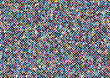 cmyk dot pattern, four color print raster, vector