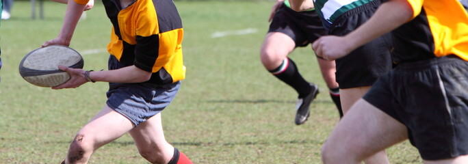 Canvas Print - rugby action