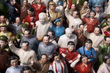 Effiigies De Mao Au Marché Aux Antiquités De Shanghai - China