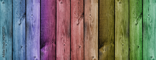 Naklejka - mata magnetyczna na lodówkę wooden background