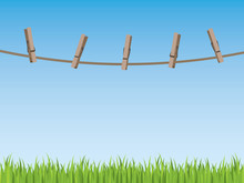 Clothes Line Background