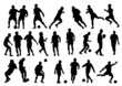 © AZimage - 23 Football  player silhouette