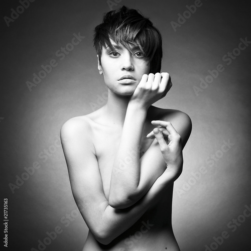 Obraz w ramie Nude sensual woman