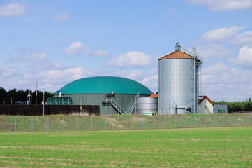 Poster - Biogasanlage - biogas plant 69