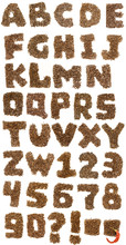 Font "Pepper". Handmade Alphabet.