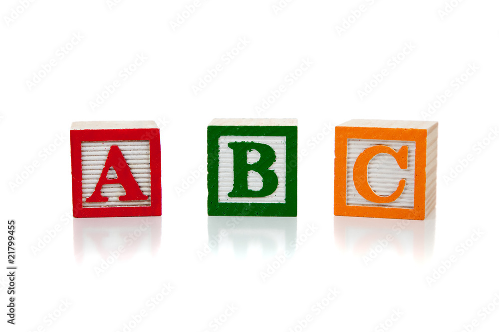 wooden letter blocks