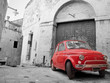 Red Classic Car. 