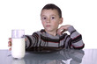 © Mehmet Dilsiz - Cute Boy Drinking Milk