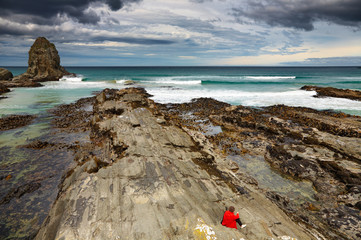 Canvas Print - Cannibal Bay, New Zealand