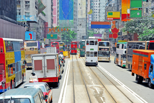 Obraz Dibond Chiny, Hong Kong Hennessy road