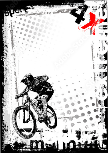 Fototapeta na wymiar dirty bike 3