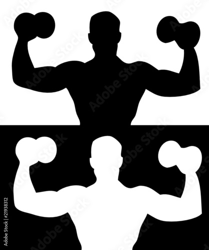 Fototapeta na wymiar Zwei Bodybuilder