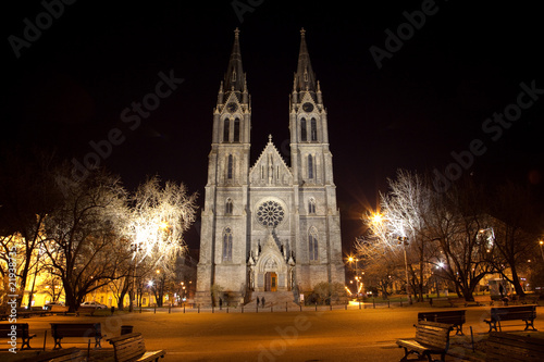 Praga - Chiesa di Santa Ludmilla Tableau sur Toile