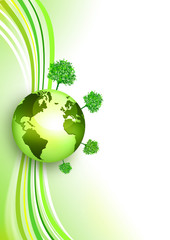 environmental energy concept card