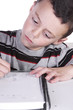© Mehmet Dilsiz - Little Cute Boy Practicing His Writing Skills