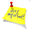 © Rauer - Notizzettel: Very important!