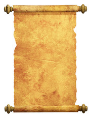 Poster - 3d scroll of old parchment