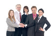 © Acronym - Group portrait of a young business team