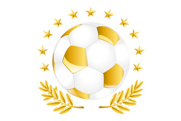 Golden Soccer Ball