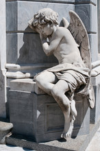 Angel Statue At Recoleta Cemetery, Buenos Aires