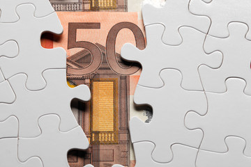 Wall Mural - 50 Euro Puzzle